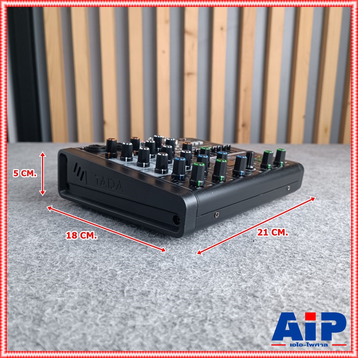 TADA FANCY-4 MIXER สีดำ มิกเซอร์อนาล็อก 4 ช่องสัญญาณ Bluetooth บลูทูธ เอฟเฟคแท้ ธาดา แฟนซี4 FANCY 4 FANCY4 เอไอ-ไพศาล