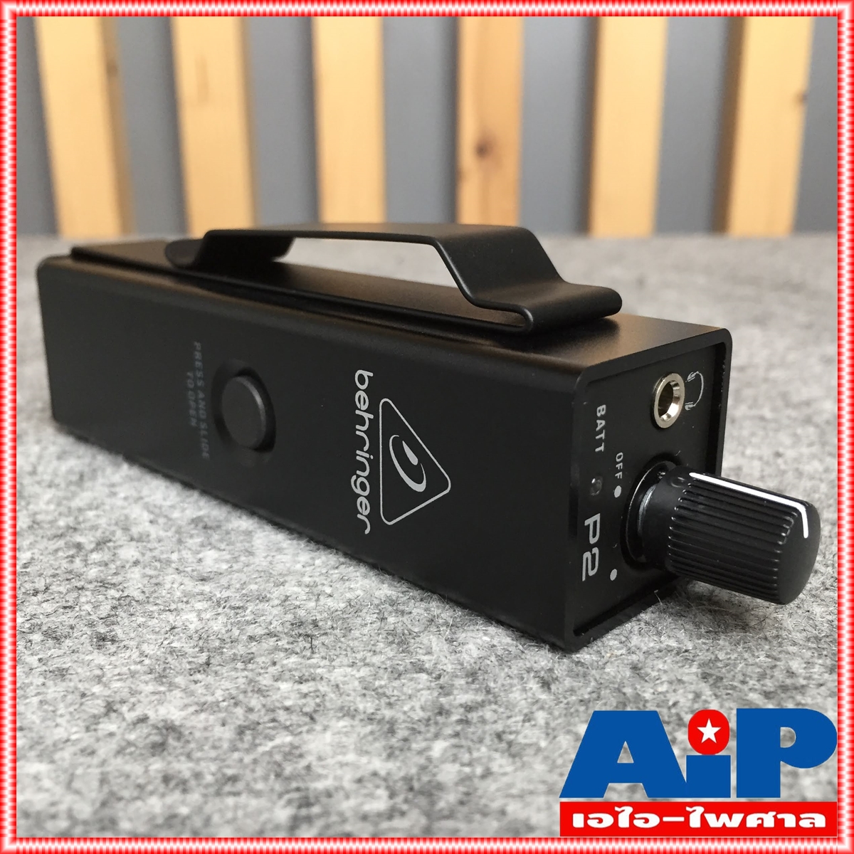 BEHRINGER P-2 in-ear monitor amplifier EarMonitor เครื่องช่วยฟัง หูฟังMonitor เครื่องเสียบหูฟัง POWERPLAY P 2 เอไอ-ไพศาล +++