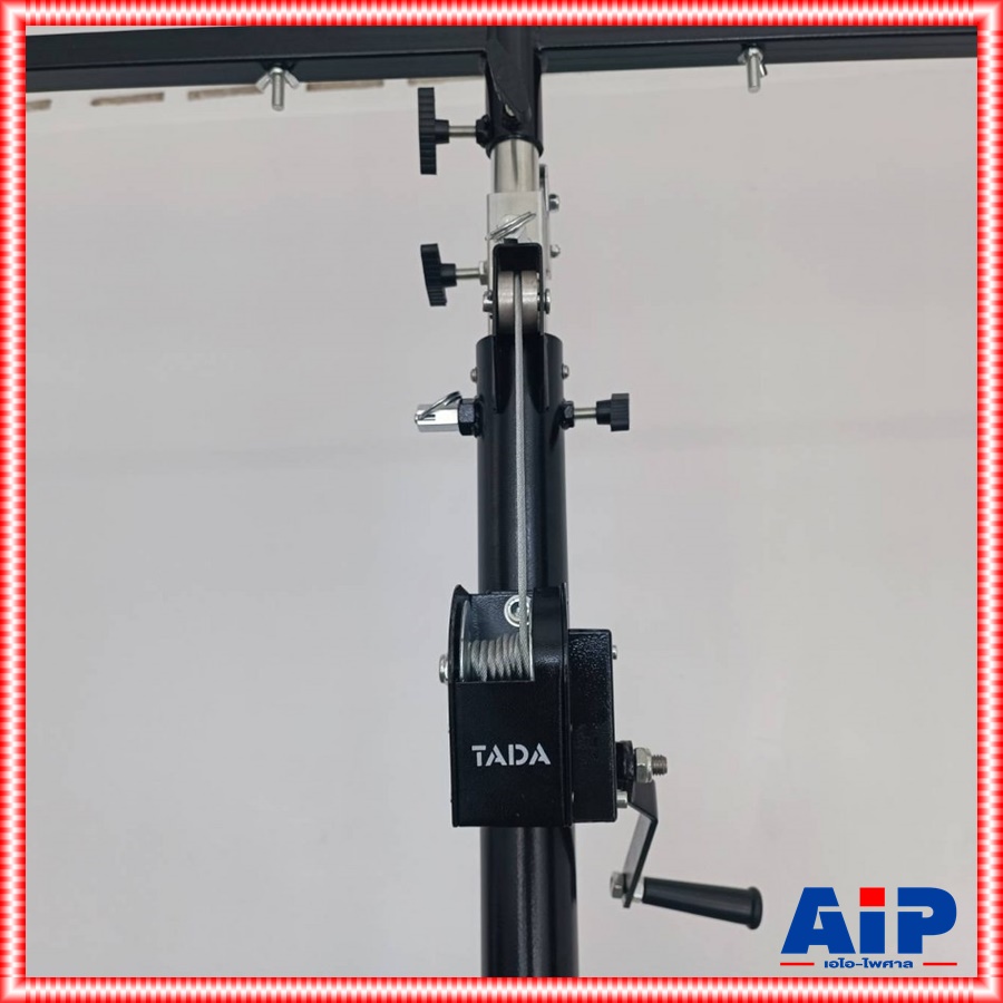 TADA DA-25T ขาตั้งไฟมีรอก2ชั้น ขาแขวนลำโพง+ไฟ2ชั้น ธาดา ขาตั้งไฟ ขาตั้งลำโพง แบบใช้รอก DA 25T DA25T เอไอ-ไพศาล