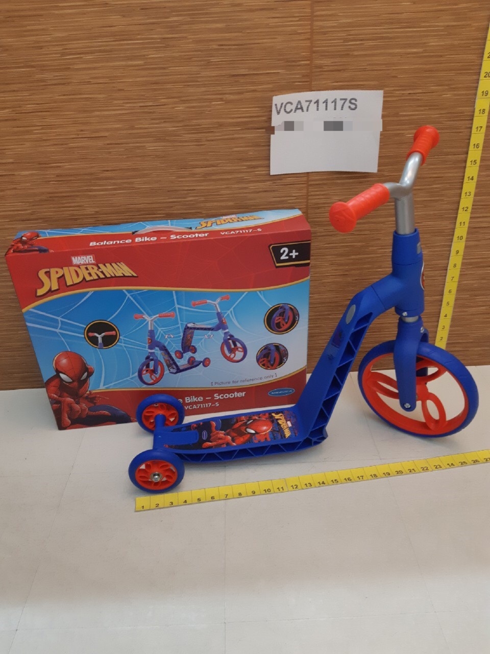 VCA-71117S ของเล่นสกู๊ตเตอร์เป็นไถขาสไปเดอร์แมน ลิขสิทธิ์ถูกต้อง
