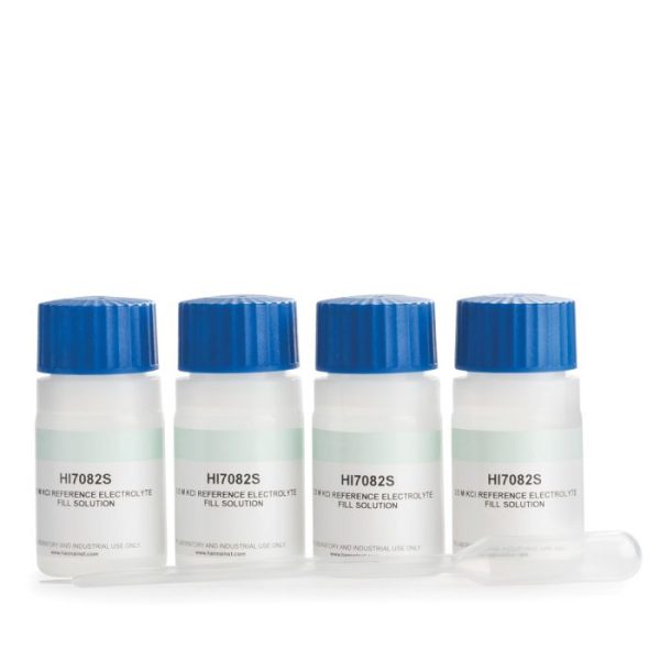 HI7082 Electrolyte solution for electrodes with double reference lead 4×30 ml