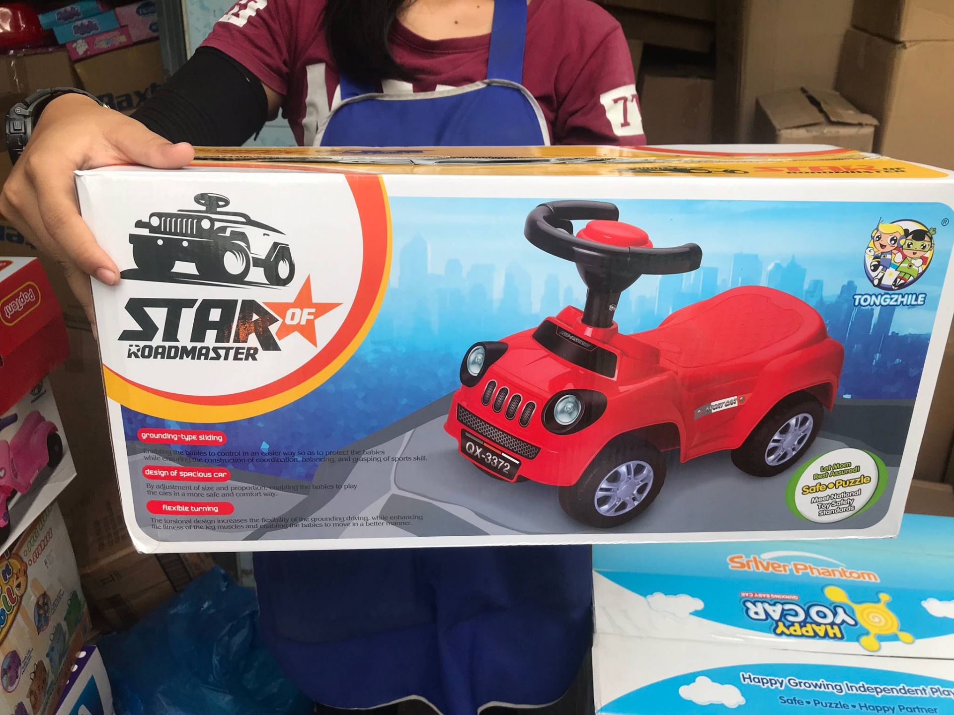 7071-QX-3372 ของเล่นเด็กรถจิ๊บไถขา รถขาไถของเด็ก คันละ