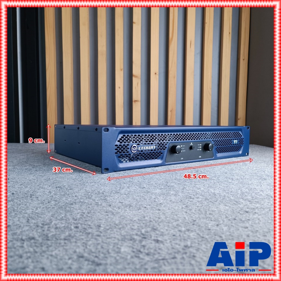 **สินค้าพรีออเดอร์ กรุณาติดต่อแอดมิน** CROWN T-7 poweramp เพาเวอร์แอมป์ เครื่องขยายเสียง 2 ชาแนล กำลังขับ 700 วัตต์ เครื่องขยายเสียงแบบหม้อแปลง T 7 T7 เอไอ-ไพศาล+++
