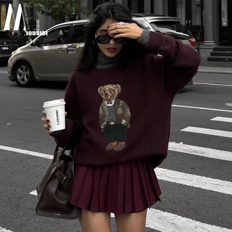 **do** เสื้อแขนยาว Ralph Lauren bear Sweater ใส่ได้ ชายหญิง สินค้าใหม่ ของแท้