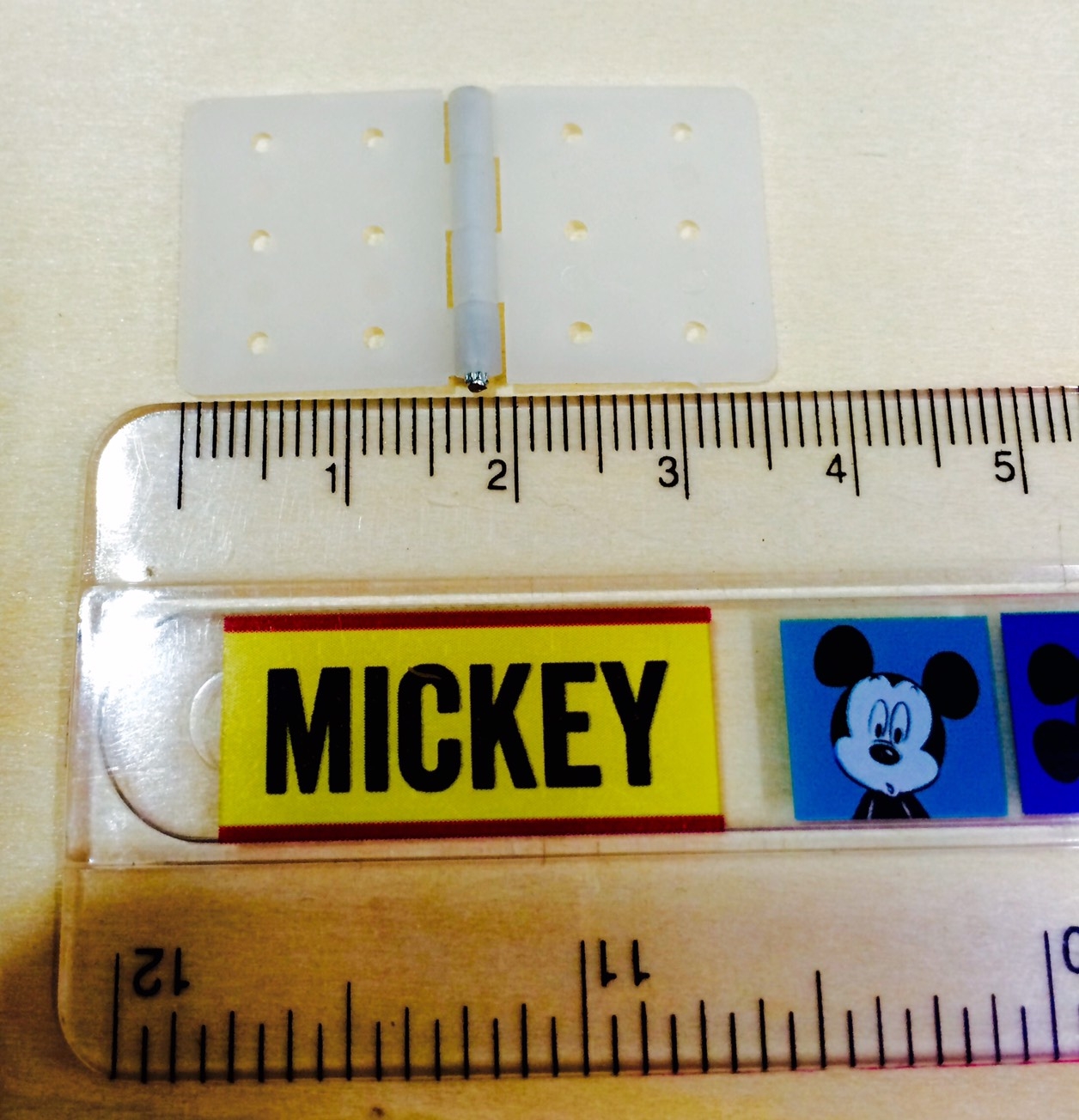 บานพับแบบแผ่น #2 37mm.x20mm.