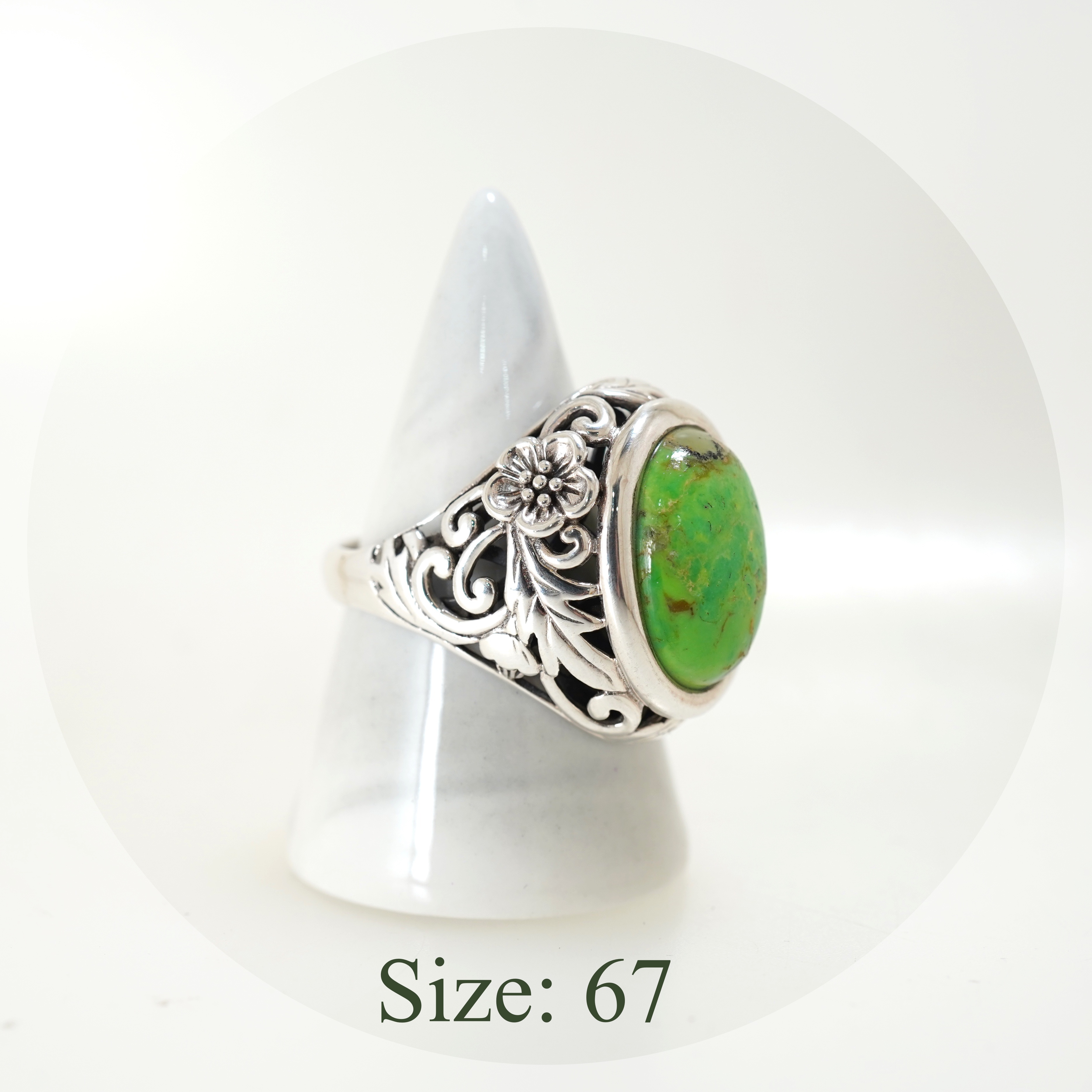 แหวนเงินแท้: แหวนเงินแท้ฝังเทอร์ควอยซ์