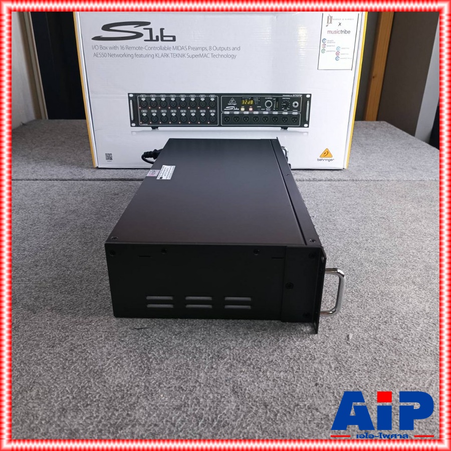 BEHRINGER S-16 Digital Snake Box สเตจบ๊อกซ์ พิ่มจำนวนอินพุต/จำนวนเอ้าพุตของระบบ 16 CH Digital Snake I/O Box รุ่น S 16 S16 เอไอ-ไพศาล