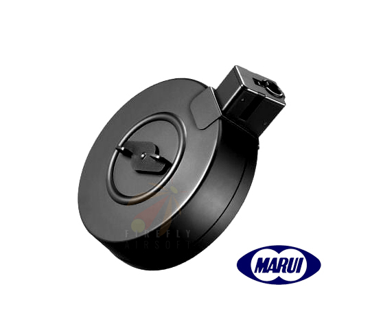 Tokyo Marui 370rd Drum Magazine for for Marui Vz61 / SCORPION Mod M AEG