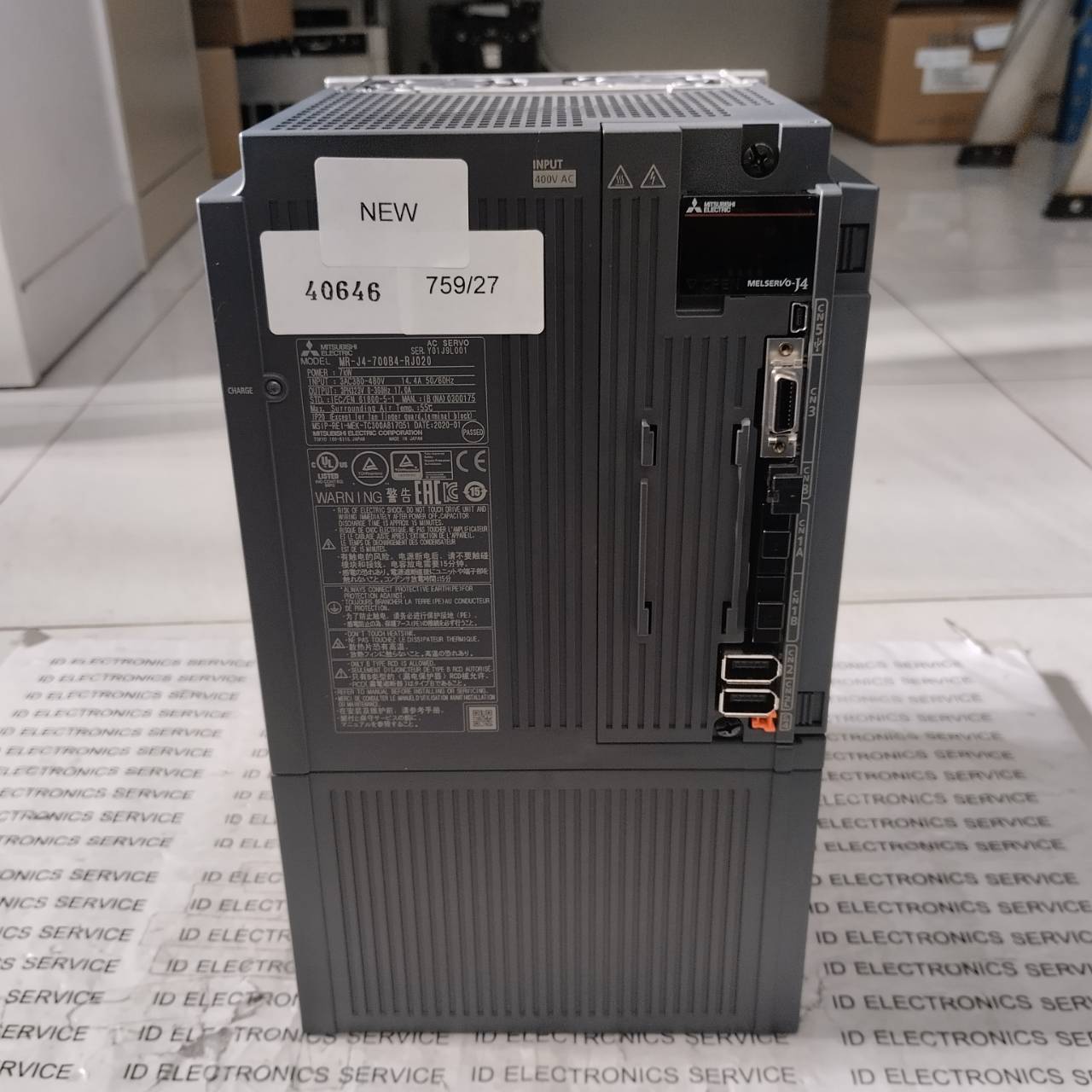 MR-J4-700B4-RJ020 SERVO DRIVE"MITSUBISHI"