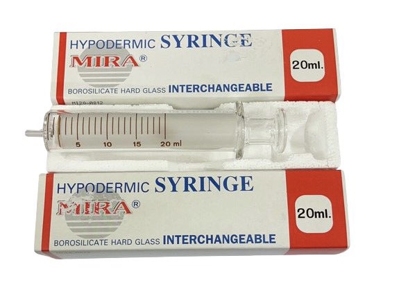 Syringe Glass ขนาด 5,10,20,50 ml