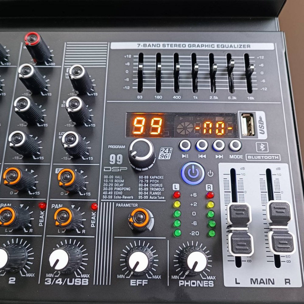TADA CHAMP-4 MIXER มิกเซอร์อนาล็อก 4 แชนแนล บลูทูธ Bluetooth mixer เอฟเฟคแท้ ธาดา TA DA CHAMP 4 CHAMP4 เอไอ-ไพศาล