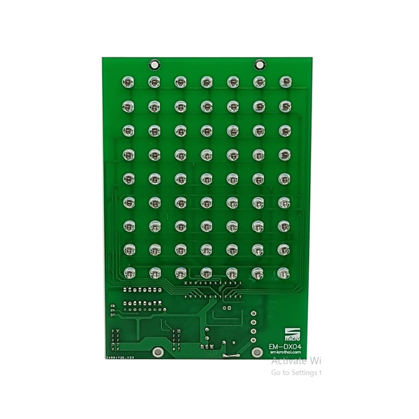 บอร์ดแสดงผลแบบ Dot Matrix LED 1 อักษร ขนาด 7 x 9 Dots