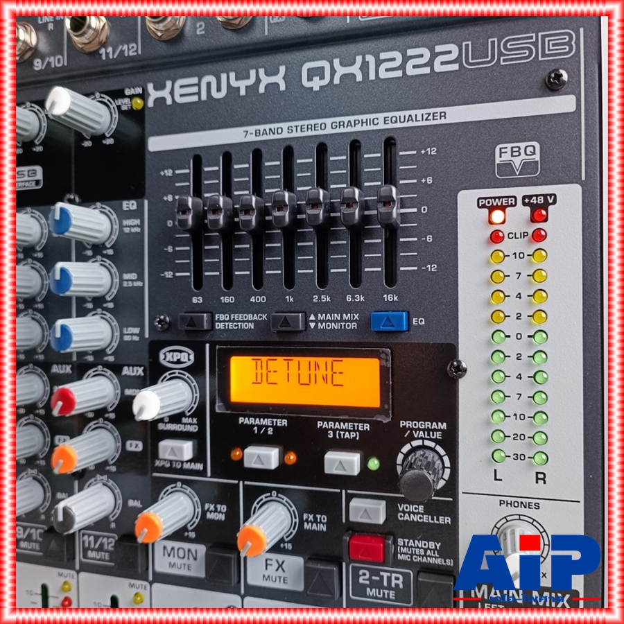BEHRINGER QX-1222USB mixer MIX QX1222USB QX 1222USB เครื่องเสียง เครื่องปรับแต่งเสียง มิกเซอร์ มิกซ์ เอไอ-ไพศาล +++