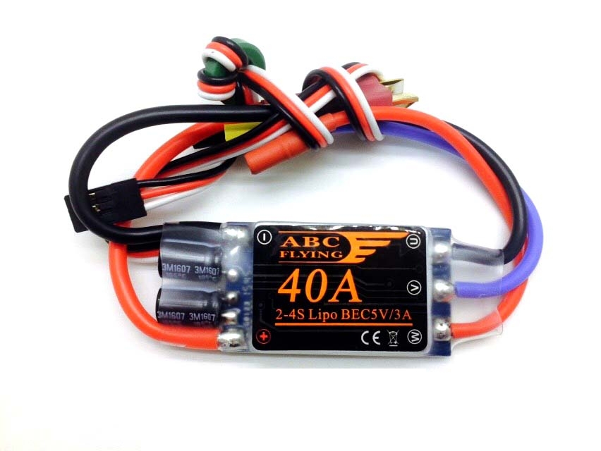 ABC : Speed Controller 40A เชื่อมปลั้กให้พร้อมใช้