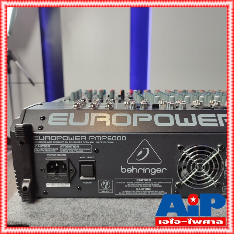 BEHRINGER PMP-6000 POWER MIXER เพาเวอร์มิกเซอร์ 1600 วัตต์ 20 Channel PMP 6000 PMP6000 +++ เอไอ-ไพศาล