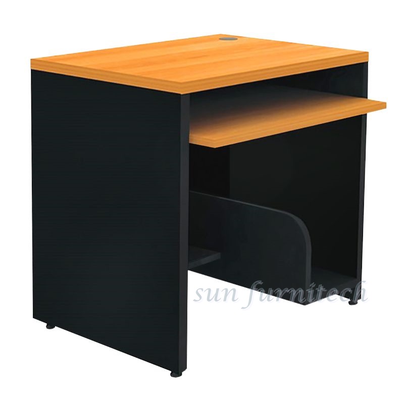 โต๊ะคอมพิวเตอร์ 80 ซม. พร้อมที่วางซีพียู smart form รุ่น 5CP602
