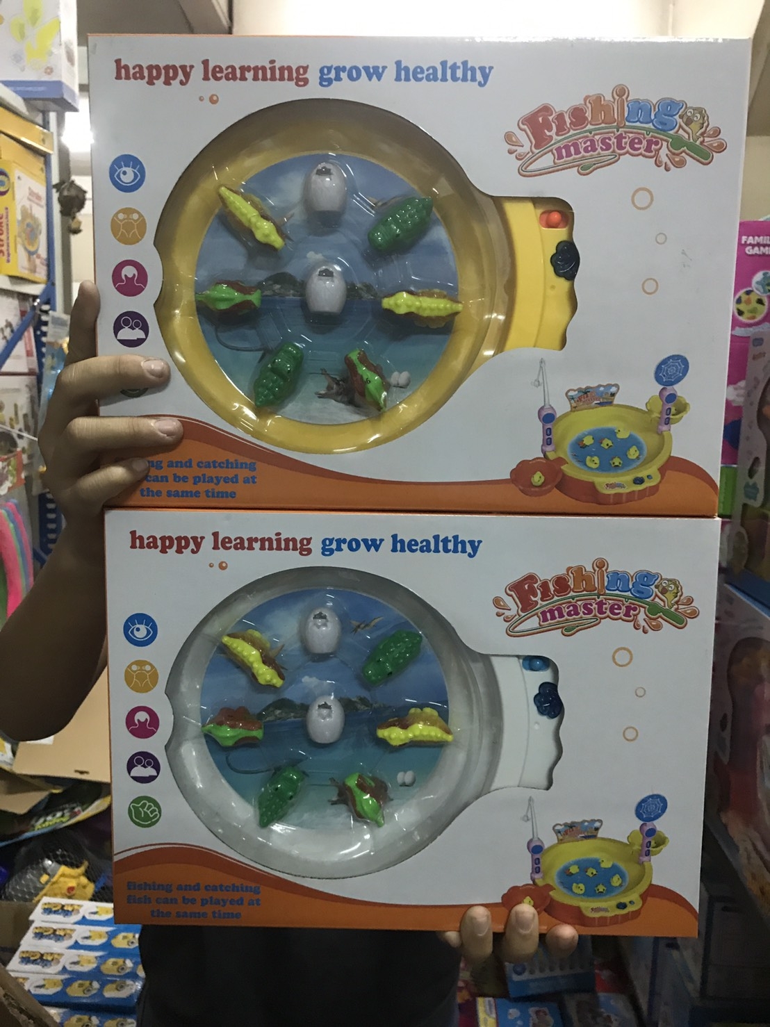 KM68016-4 ของเล่นตกจระเข้ ใส่ถ่านมีเสียง กล่องละ