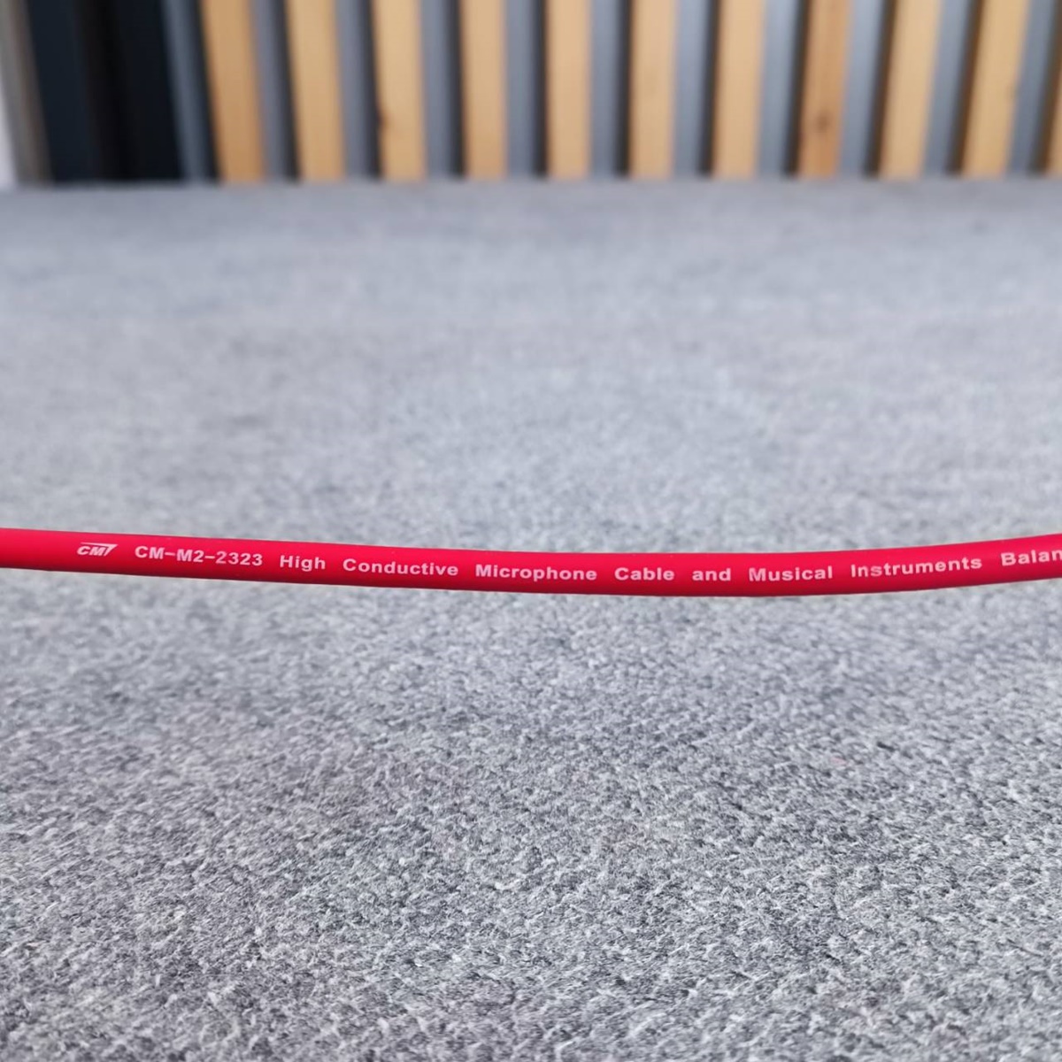 สีแดง ขด50เมตร CM สายไมค์สเตอริโอ 6mm M2-2323 สายไมค์ST 23AWG M2 2323 สายสัญญาณ ST สายไมค์CM สายไมค์ 6mm เอไอ-ไพศาล