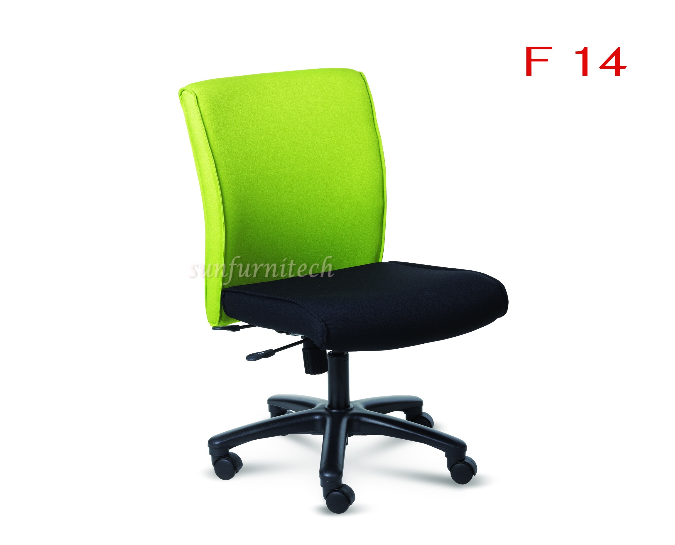 เก้าอี้สำนักงาน, เก้าอี้สำนักงานพนักพิงเตี้ย ไม่มีท้าวแขน FORTE by อาซาฮี รุ่น F-14