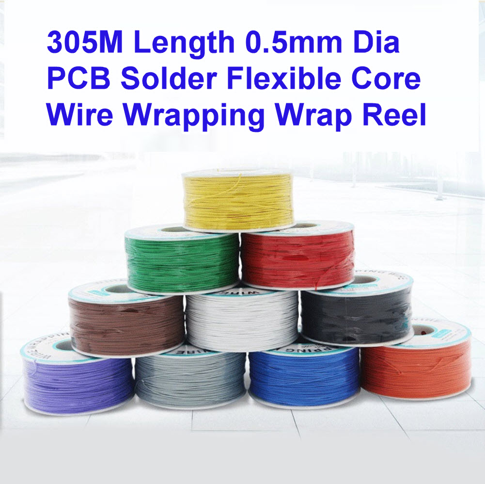 Wire Wrapping Wire 305M 30AWG 1 ม้วน (305 เมตร)