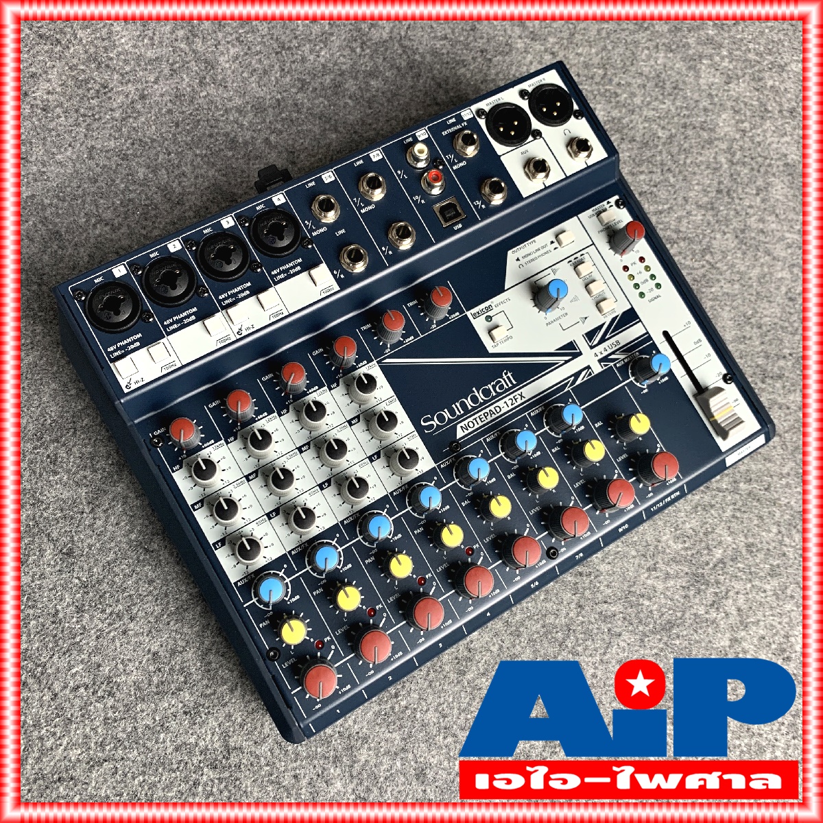 SOUNDCRAFT NOTEPAD-12FX MIXER มิกซ์ มิกเซอร์ เครื่องปรับแต่งเสียง เครื่องเสียง เครื่องปรับเสียง เอไอ-ไพศาล +++