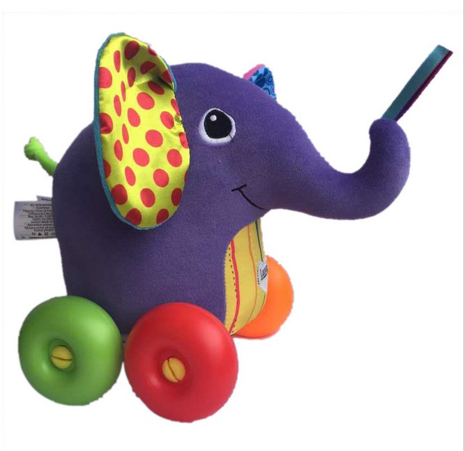 CCH93 ของเล่นผ้า ตุ๊กตาช้างผ้าเล่นมือ ตัวละ