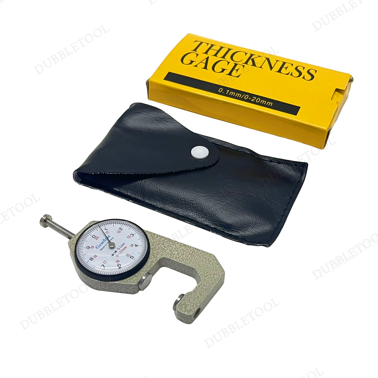 นาฬิกาวัดมิล 0-20 มิล นาฬิกาวัดพลอย เวอร์เนียแบบเข็ม THICKNESS GAGE 0.1mm/0-20mm แบรนด์ GemStar