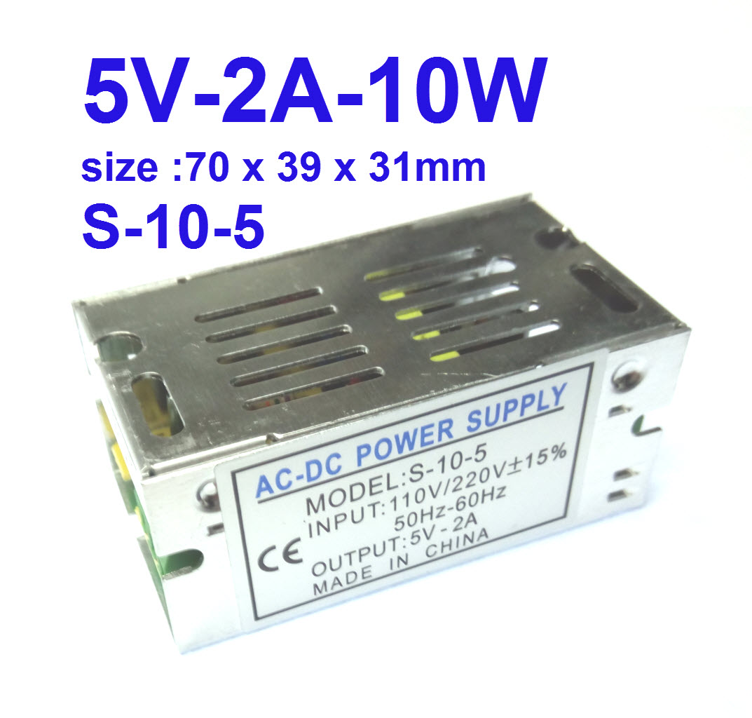 5V 2A, 5V2A switching power supply (S-10-5) 5V-2A-10W