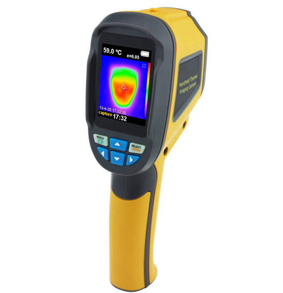Handheld Thermograph Camera Infrared Thermal Camera Digital Infrared Imager Temperature Tester with 2.4inch Color LCD Display