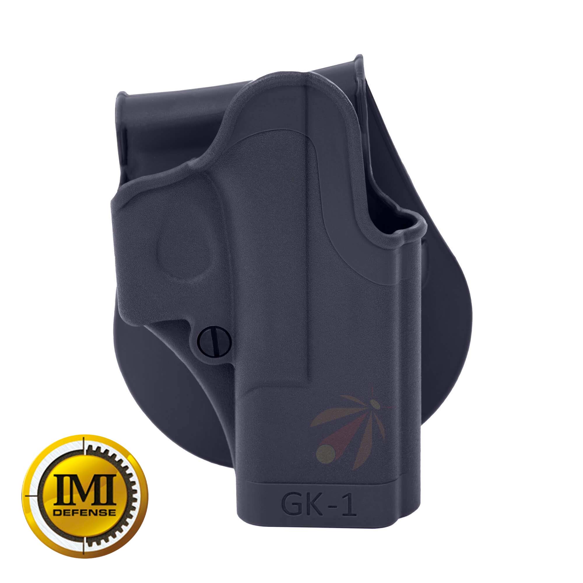 One Piece Polymer Gun Holster for Glock (right hand) – GK1 - BLACK