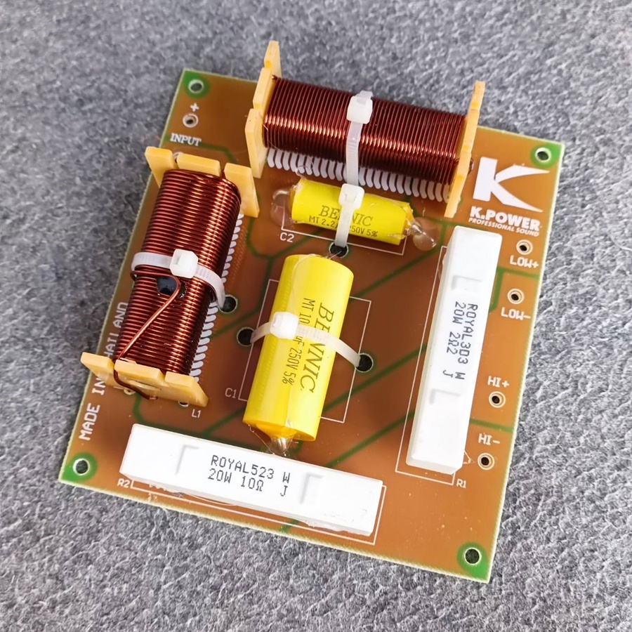 K POWER PS เน็ทเวิร์ค2ทาง NETWORK CROSSOVER 2Way เน็ตเวิร์คลำโพงกลาง+แหลม ตัวแยกสัญญาณเสียง เอไอ-ไพศาล