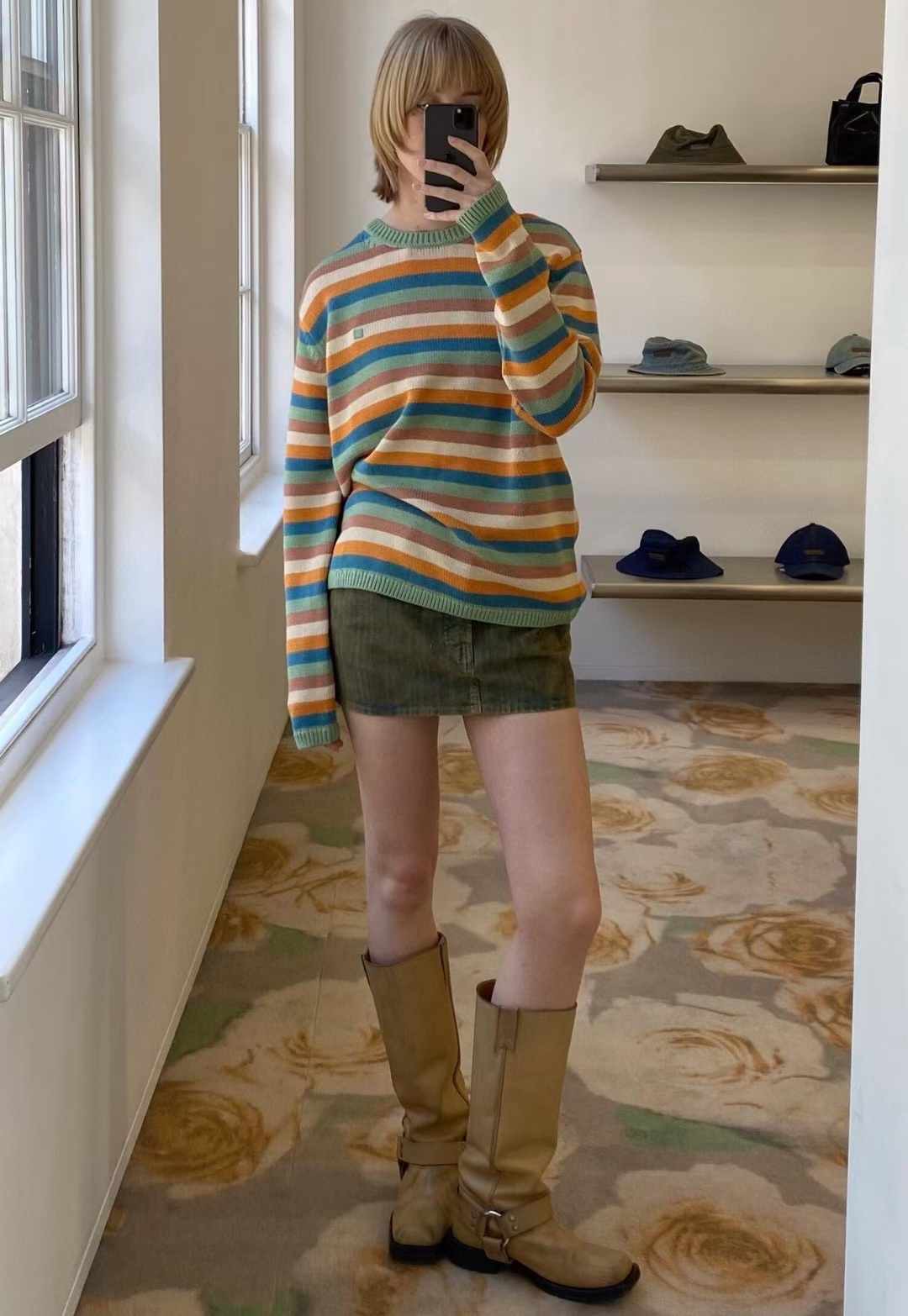 **do** เสื้อ Acne Studios CREW NECK SWEATER Unisex มี 2 สีให้เลือก สินค้าใหม่ ของแท้