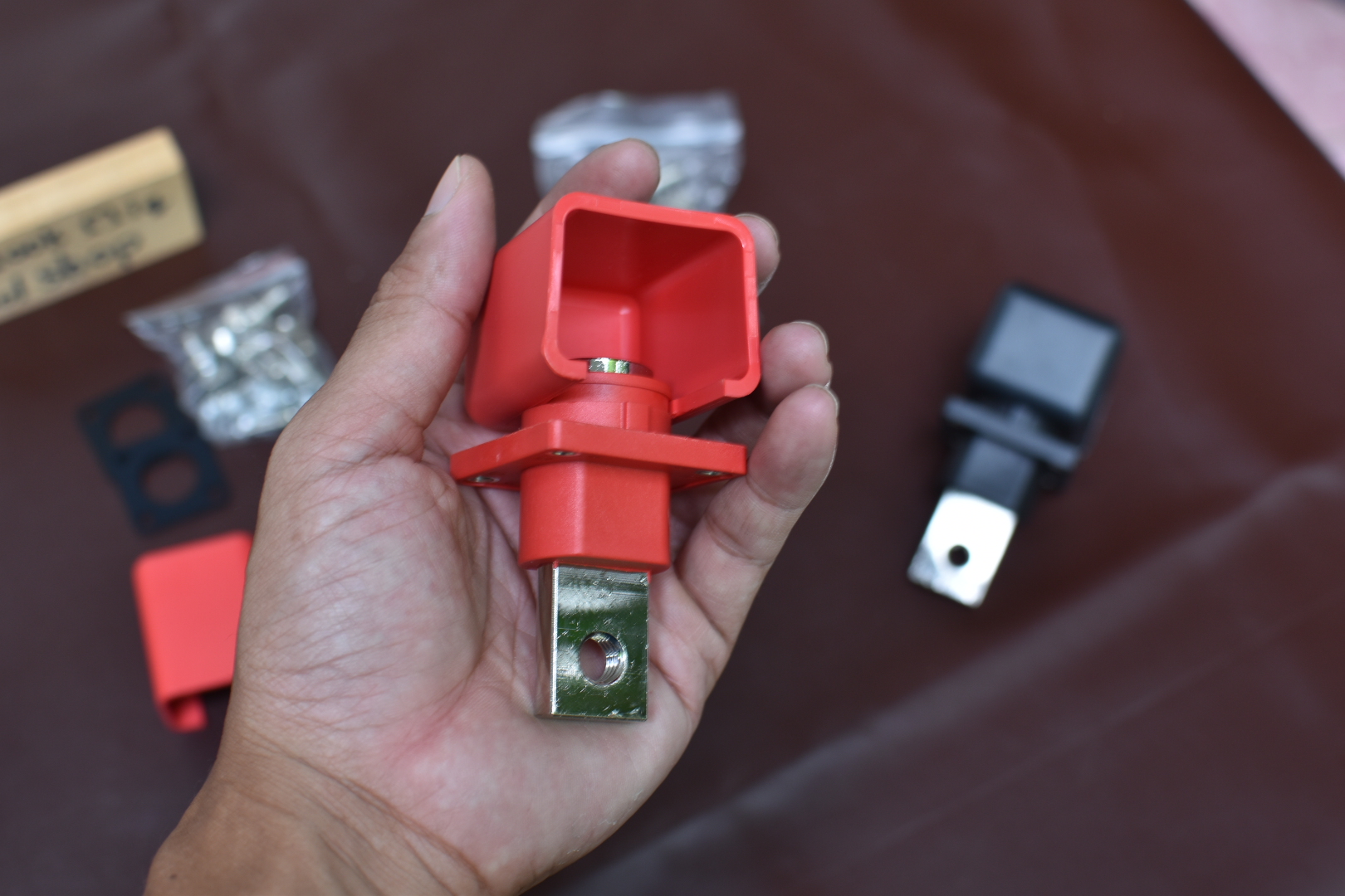 ขั้วแบตเตอรี่ สำหรับแบตลิเที่ยมแพ๊ค อย่างดี Connector Terminal รับกระแสสูง 120 - 300A ราคาต่อ 1 คู่