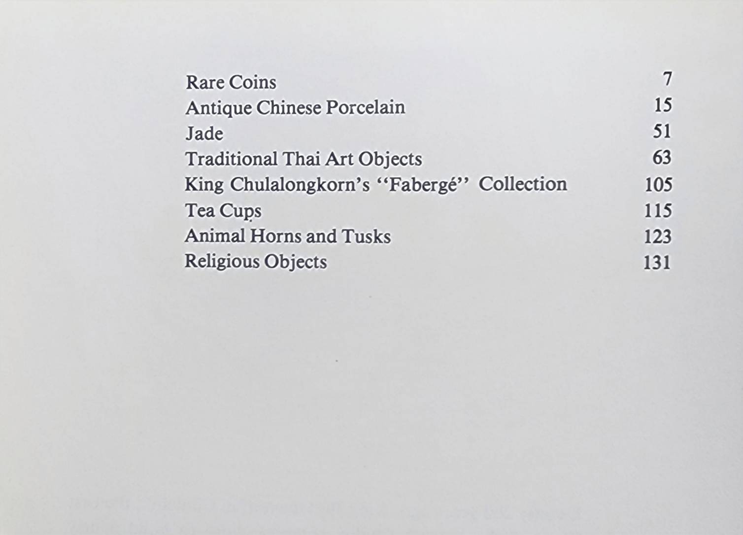 Art Objects Pertaining to THE CHAKRI DYNASTY 027391