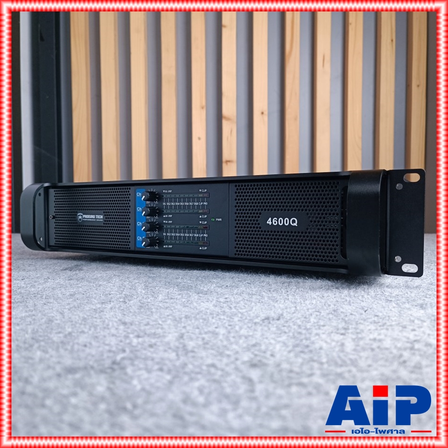 PROEURO TECH 4600Q ไม่มีจอ POWERAMP โปรยูโรเทค ขยาย เพาเวอร์ เครื่องขยายเสียง แอมป์ โปรยูโร เทค ProeuroTech 4600 q