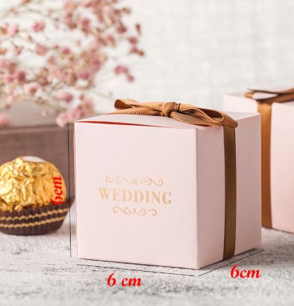 กล่องกระดาษ Diy กล่องกระดาษใส่ช็อคโกแลต แบบสวย ๆ กล่องใส่ของชำร่วย งานแต่งงาน ตกแต่งงาน 994659