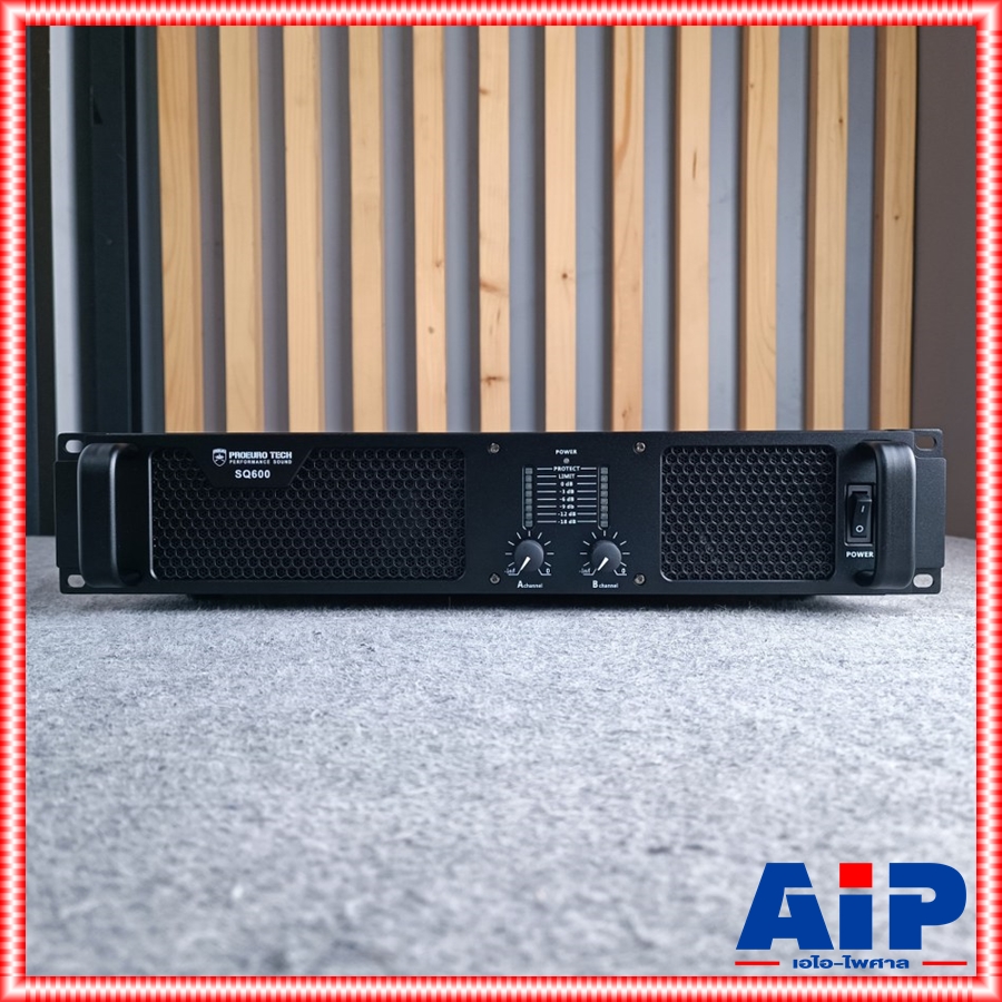 PROEUROTECH SQ-600 POWERAMP รุ่นใหม่ พาวเวอร์แอมป์ กำลังขยาย 600 วัตต์ โปรยูโรเทค แอมป์สนาม แอมป์ขยายลำโพงกลางแจ้ง SQ 600 SQ600 เอไอ-ไพศาล