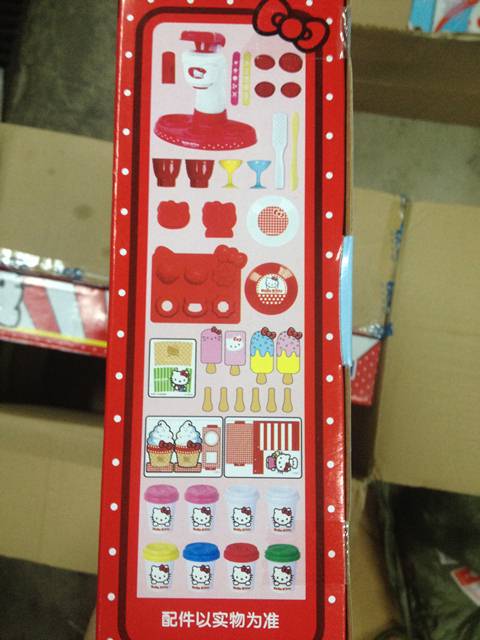 KT8609 เซตแป้งโดว์คิตตี้ ชุดใหญ่ (ของมือ 1 กล่องไม่สวย)