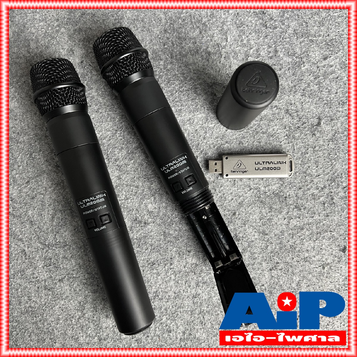 BEHRINGER ULM-202 USB ไมค์ลอย2ตัว ตัวส่งสัญญาณเป็นแบบ USB ใช้ถ่านขนาด AA x 2 ก้อน ULM 202 ULM202 +++