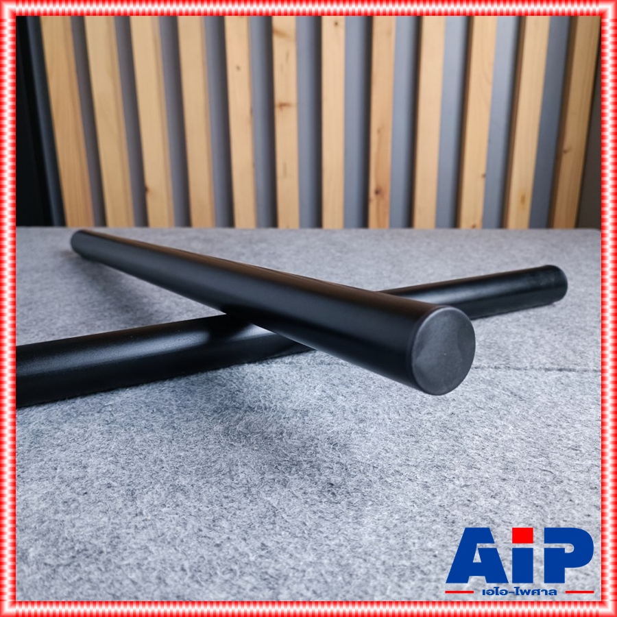 1ท่อน COMPACT ท่อเหล็ก 35mm ยาว65เซนติเมตร ท่อตั้งตู้ลำโพง คอมแพ็ค ท่อเหล็กหนาแข็งแรง สีดำ COM PACT เอไอ-ไพศาล