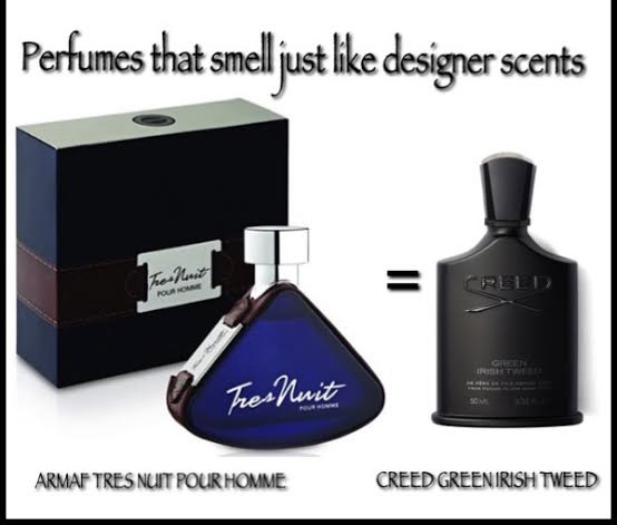 น้ำหอม Armaf Tres Nuit Pour Homme EDP โคลน Creed Green Irish Tweed