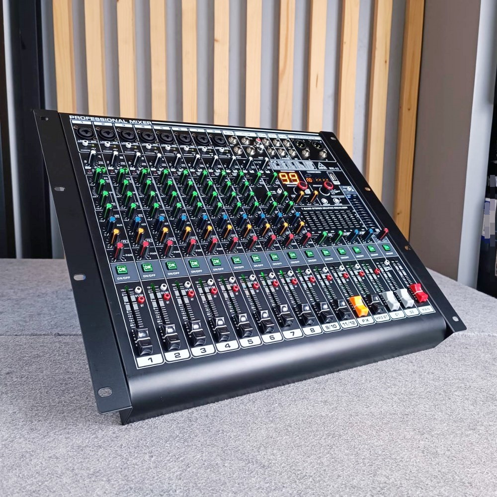 MICROTECH HK-12 MIXER แถมฟรี ปีกยึดRACK ไมโครเทค USB บลูทูธ MP3 มิกเซอร์อนาล็อก 12 ช่อง เอฟเฟคแท้ HK 12 HK12 เอไอ-ไพศาล