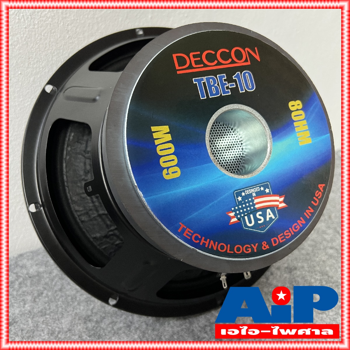 1ดอก DECCON TBE-10 ลำโพง10นิ้ว ดอกลำโพง10 นิ้ว กำลังขับ 600 W ความต้าน 8 OHM แม่เหล็กใหญ่ TBE10 TBE 10 เอไอ-ไพศาล