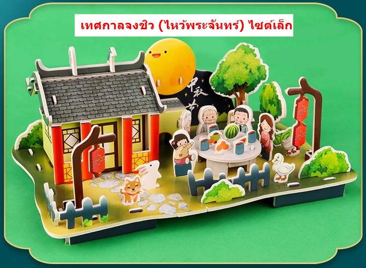 โมเดลประเทศจีน ไหว้พระจันทร์ เล็ก