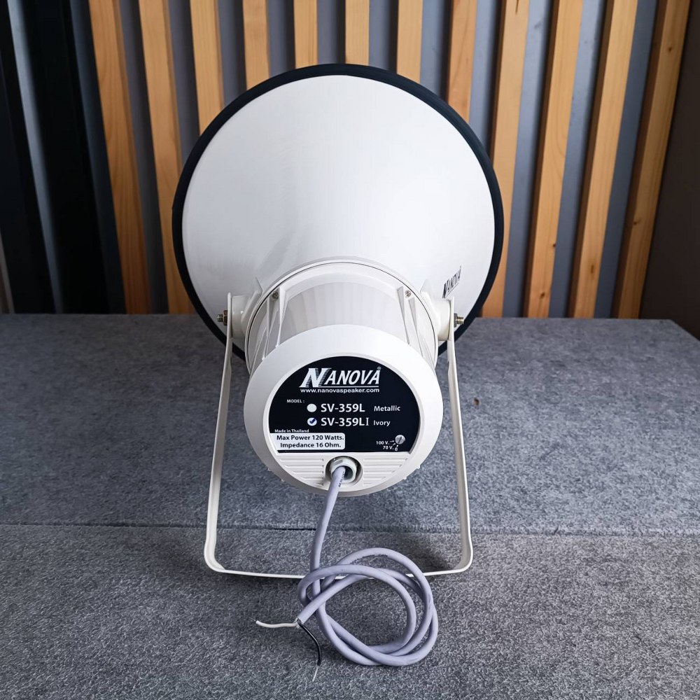*ส่งกล่องละ1ปาก* NANOVA SV-359 LI สีงา ปากฮอร์น พร้อมยูนิต มี LINE ลำโพงฮอร์น ปากฮอร์น+ยูนิต มีลายน์ รุ่น SV 359 LI SV359LI เอไอ- ไพศาล