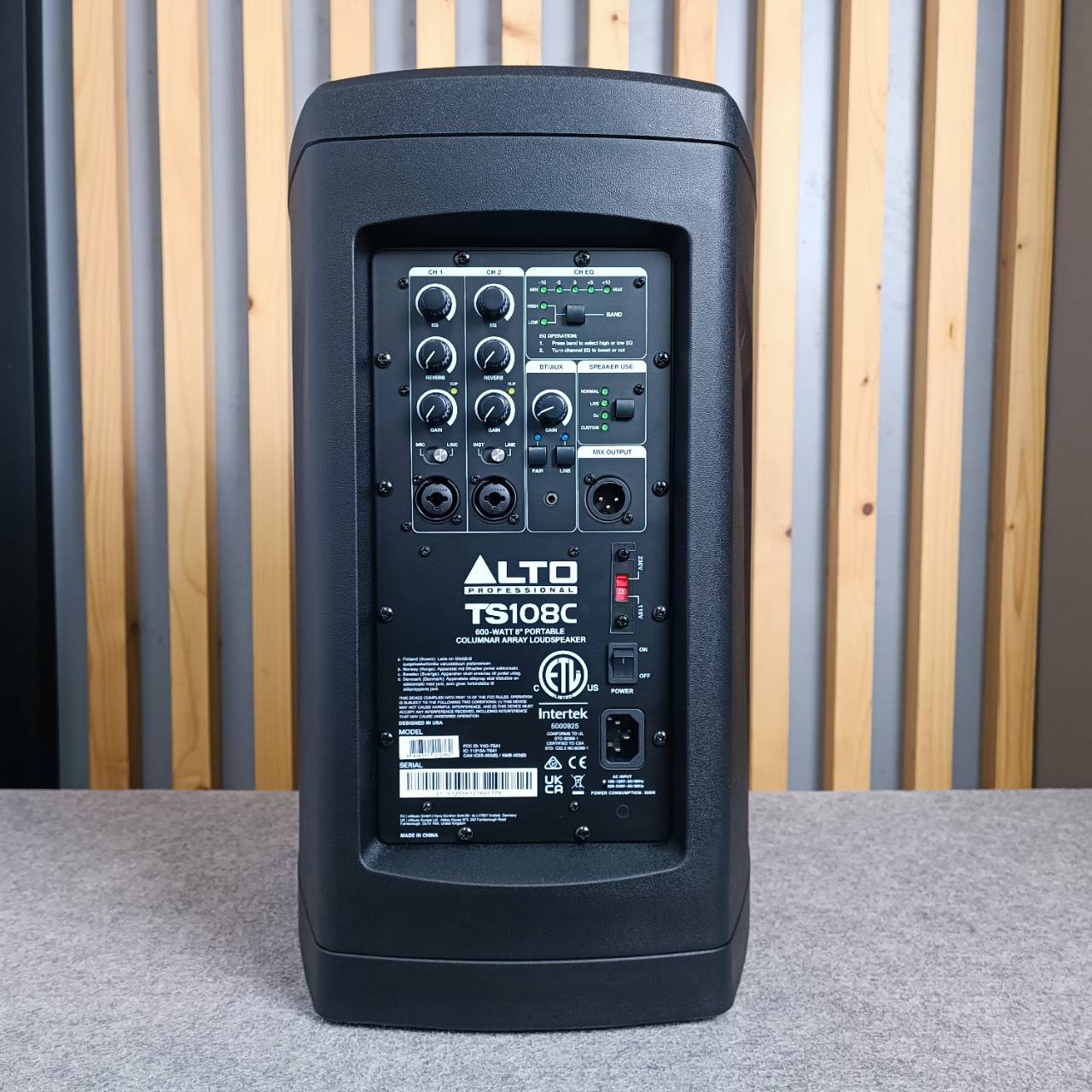 แถมถุงเก็บลำโพงคอลัมน์ ALTO TS-108C ลำโพงคอลัมน์แอคทีฟ บลูทูธ TS 108C ลำโพงคอลัมน์ มีแอมป์ในตัว TS108C เอไอ-ไพศาล