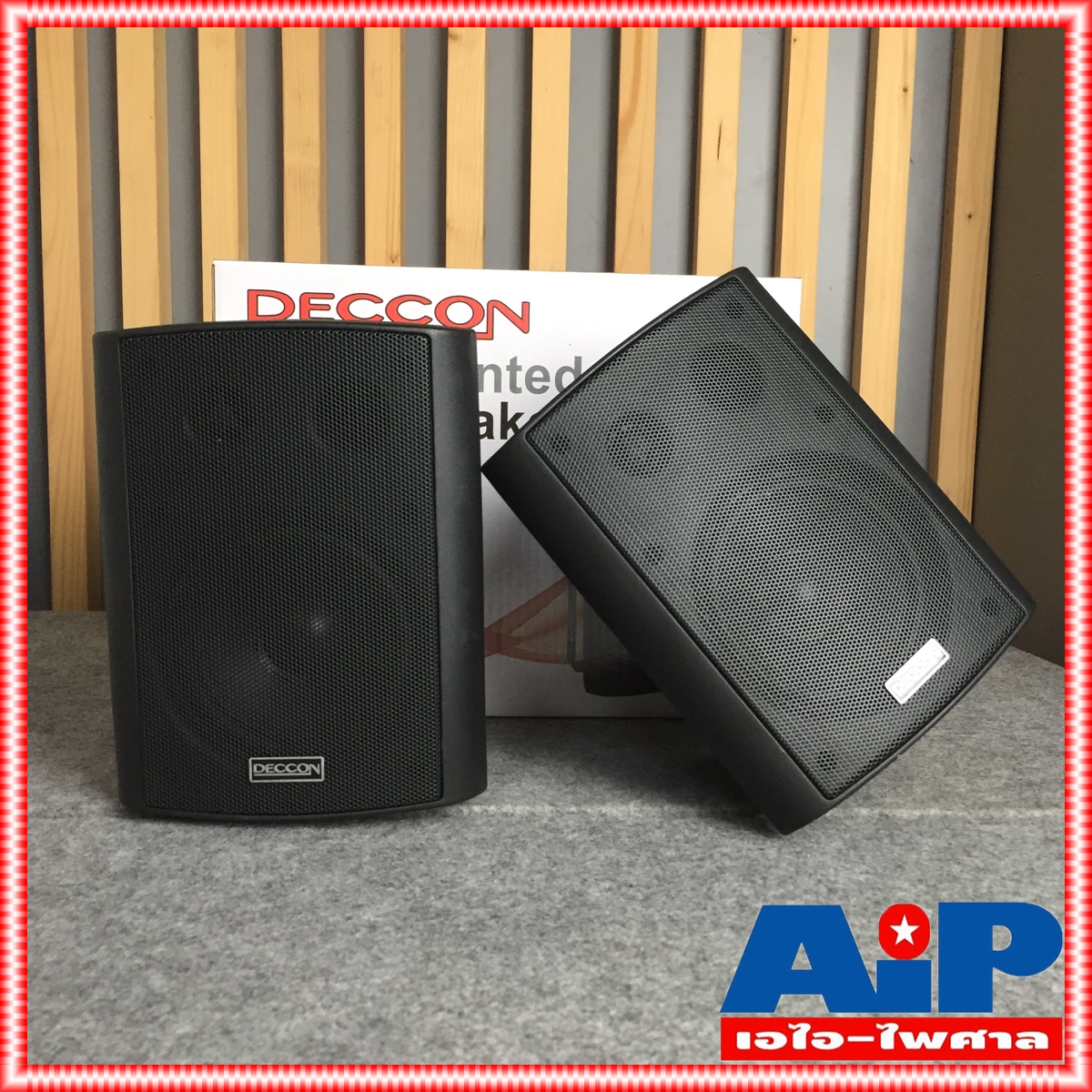 1คู่ DECCON SOON 5 ตู้ลำโพง 5นิ้ว พร้อมขาแขวน ตู้ ลำโพง มีขาแขวน ติดผนัง SOON5 SOON-5 เอไอ-ไพศาล