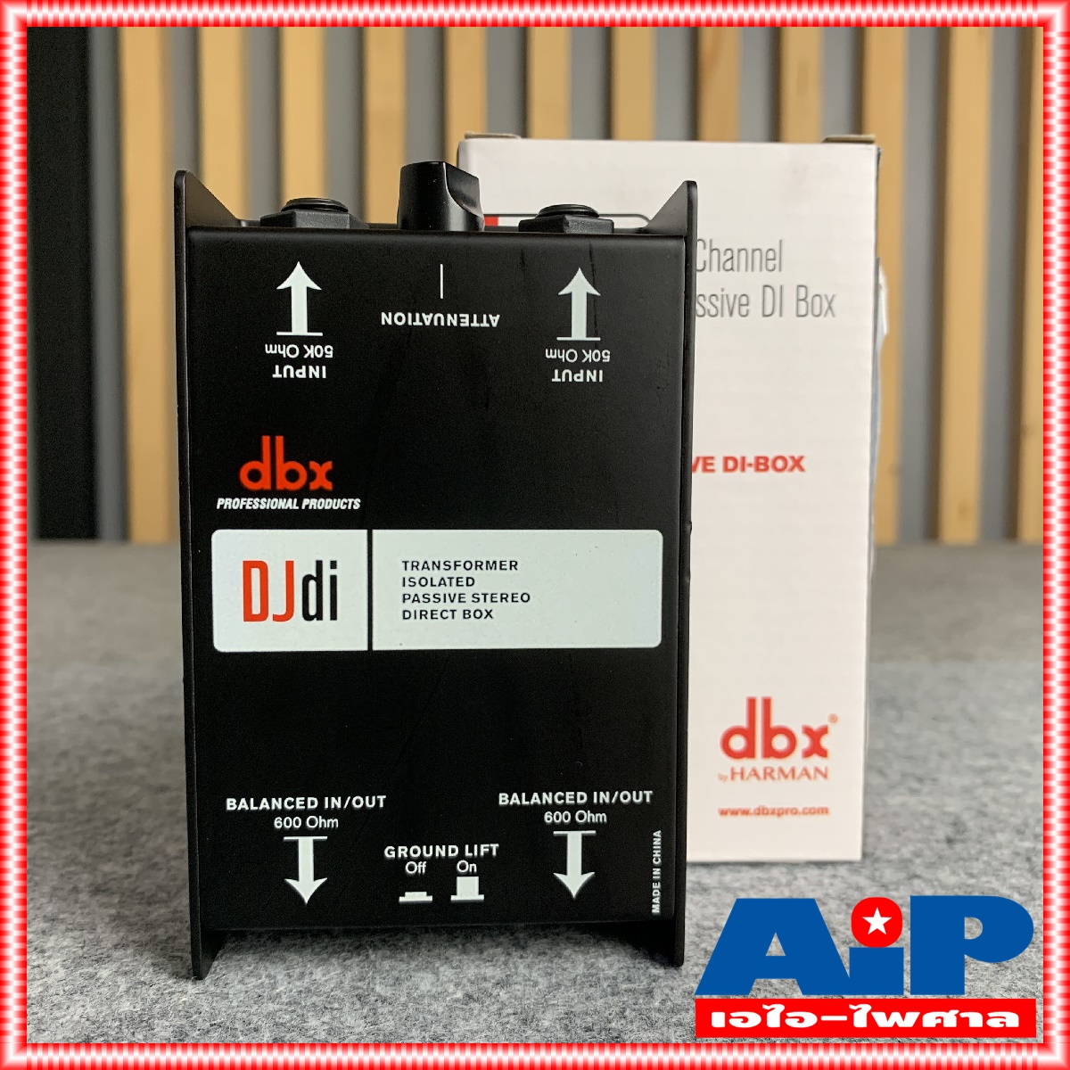 DBX DJDI 2CH PASSIVE DI DI Box แบบ Passive กันเสียง จี่ ฮัม กันไฟยัอน ประกันศูนย์มหาจักร ไดเร็คบ็อก +++ เอไอ-ไพศาล