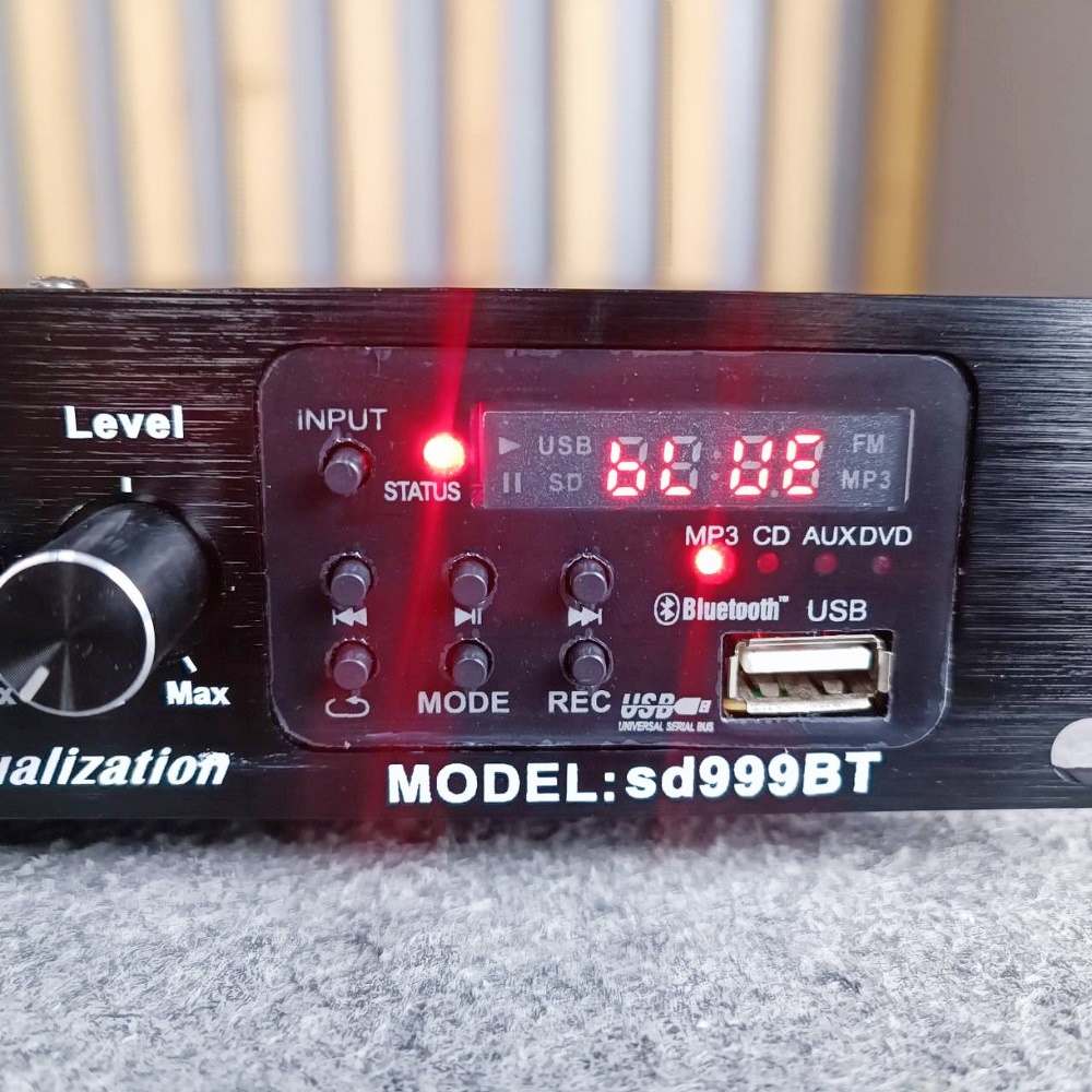 K.POWER SD-999BT ปรี USB บูลทูธ ปรีแอมป์เครื่องเสียงกลางแจ้ง ปรีคาราโอเกะ ปรีแอมป์บลูทูธ เครื่องแต่งเสียง SD 999BT SD999BT เอไอ-ไพศาล