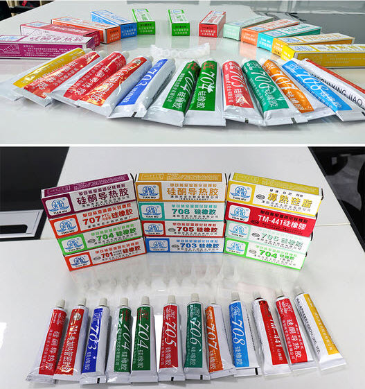 TIAN MU 701 702 703 704 705 706 708 Silicone Industrial Adhesive RTV Silicone Rubber White Glue Sealant
